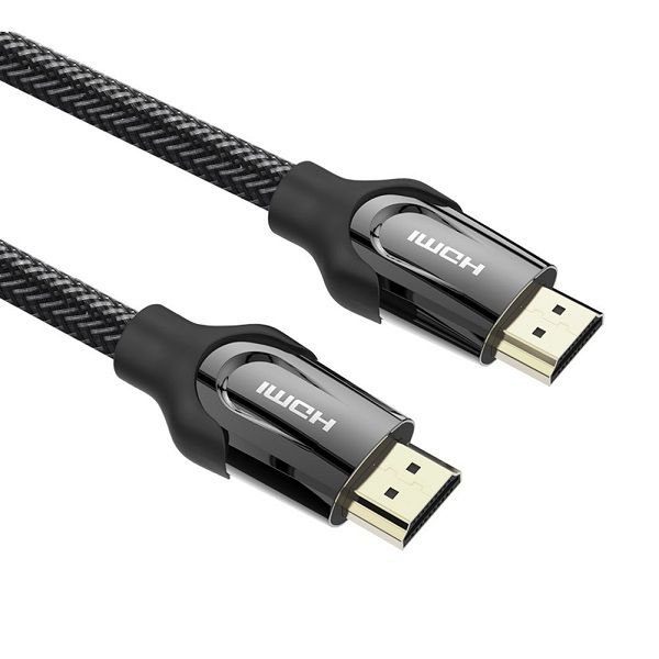 Кабель HDMI-HDMI v.2.0 Vention 4K 60Hz 18Gbps Nylon Braided VAA-B05-B100 фото