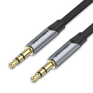 Кабель Audio Aux 3.5мм-3.5мм Vention M/M Flat TPE gold-plated BAPHD фото
