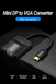 Адаптер MiniDisplayPort-VGA Vention 1080P 60Hz gold-plated 0.15m Black (HBDBB), 0.15m, Чорний