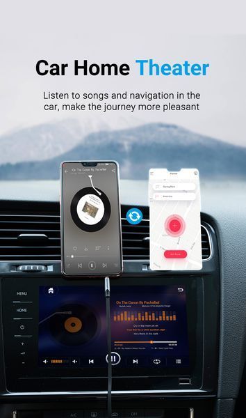 Кабель Audio Aux 3.5мм-3.5мм Vention M/M Flat TPE gold-plated BAPHG фото