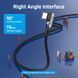 Кабель Type-C-Type-C Vention TPE Nylon 90&deg; Degree PD 100W 5A 480Mbps nickel-plated, 1.5m
