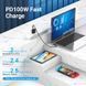 Кабель Type-C-Type-C Vention TPE Nylon 90&deg; Degree PD 100W 5A 480Mbps nickel-plated, 1.5m