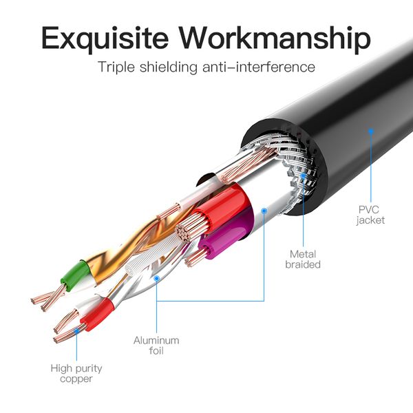 Подовжувач USB-USB 3.0 Vention F/M Flexible Round 5Gbps VAS-A45-B050 фото