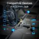 Подовжувач Audio Aux 3.5мм-3.5мм M/F Vention gold-plated, 2m
