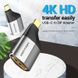 Адаптер Type-C-DisplayPort v.1.2 Vention 4K 60Hz gold-plated Black (TCCH0), Чорний