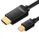 Кабель MiniDisplayPort-HDMI v.1.4 Vention 4K 30Hz gold-plated, 1.5m