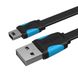 Кабель USB-MiniUSB 2.0 5pin Vention Flat, 0.25m