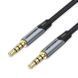 Кабель Audio Aux 3.5мм-3.5мм Vention TRRS M/M Round Nylon gold-plated, 1.5m