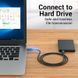 Кабель USB-USB 3.0 Vention F/F PVC Round 5Gbps, 1m