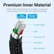 Кабель USB-Type-C Vention TPE Nylon U-Shaped 180&deg; PD 66W 5A 480Mbps nickel-plated, 1.5m