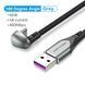 Кабель USB-Type-C Vention TPE Nylon U-Shaped 180&deg; PD 66W 5A 480Mbps nickel-plated, 1.5m