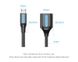 Адаптер USB-MicroUSB OTG 2.0 Vention PVC Round 2A 480Mbps nickel-plated 0.15m Black (CCUBB), 0.15m, Чорний