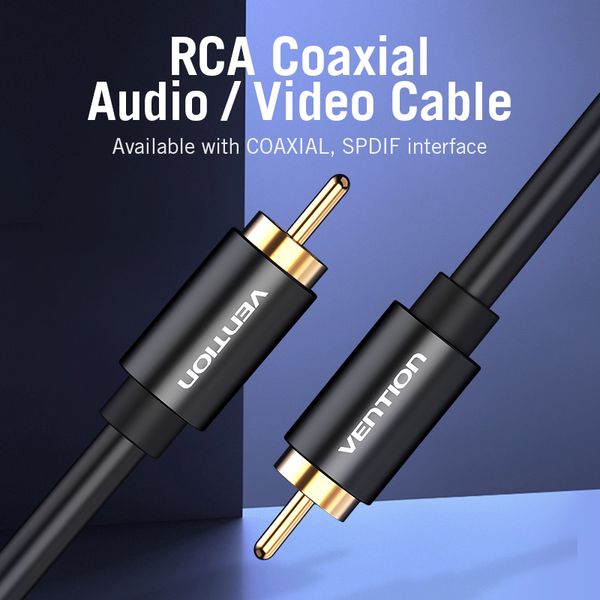 Кабель Audio RCA-RCA Vention F/F 26К gold-plated 26 AWG VAB-R09F фото