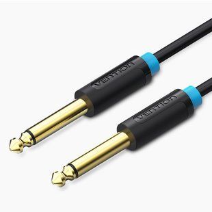 Кабель Audio 6.35мм-6.35мм Vention F/F PVC Shell gold-plated BAABD фото