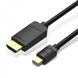 Кабель MiniDisplayPort-HDMI v.1.4 Vention 1080P 60Hz gold-plated 2m Black (HABBH), 2m