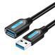 Подовжувач USB-USB 3.0 Vention F/M PVC Round 5Gbps, 0.5m