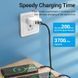 Кабель 2 в 1 USB-Type-C Vention Nylon 2.4А 480Mbps nickel-plated, 1m
