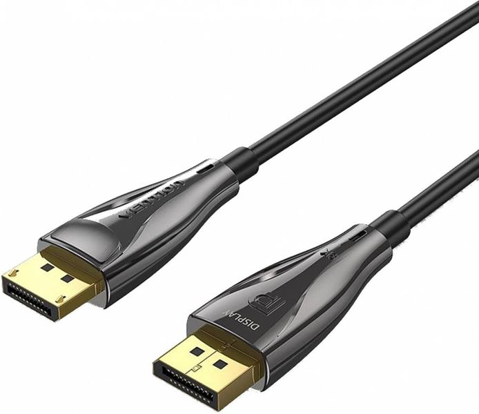 Кабель DisplayPort-DisplayPort v1.4 Vention Optical Zinc PVC 8K 60Hz 4K 144Hz 2K 165Hz 32Gbps HCBBG фото