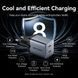 Зарядний пристрій Vention 2xUSB 45W (2xUSB-C) PD3.0 QC, GaN + USB-C cable М-М чорний