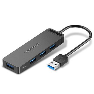 USB HUB Vention 4 в 1 USB-MicroUSB 4USB 3.0 5Gbps CHLBB фото