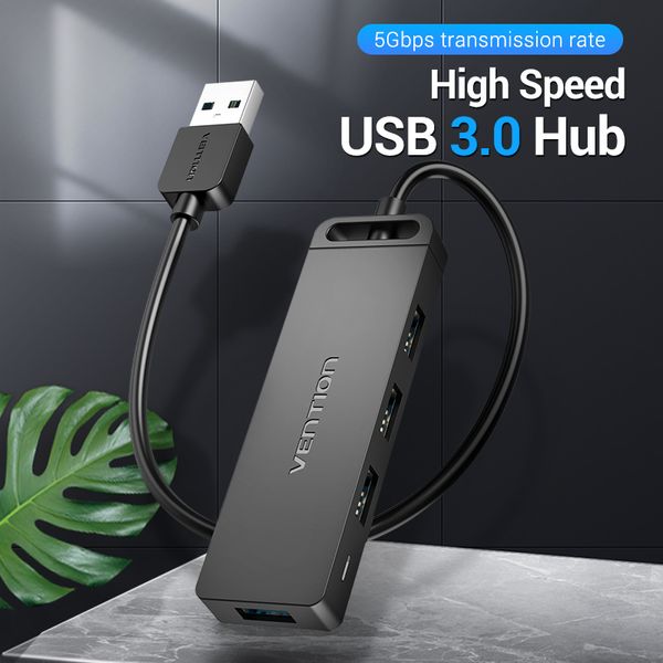 USB HUB Vention 4 в 1 USB-MicroUSB 4USB 3.0 5Gbps CHLBB фото