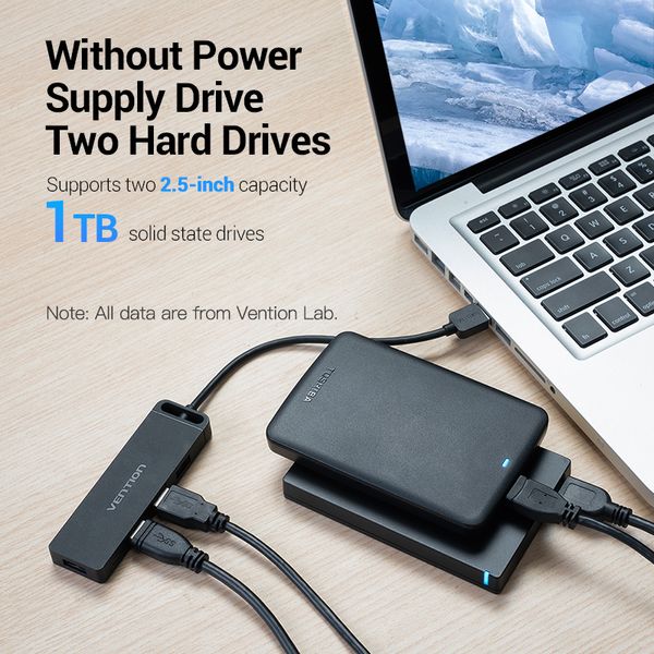 USB HUB Vention 4 в 1 USB-MicroUSB 4USB 3.0 5Gbps CHLBB фото