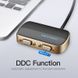 Сплиттер 2 In 1 Out VGA-VGA Vention PVC M/2xF 1080P 60Hz gold-plated, Черный