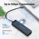 USB HUB Vention 4 в 1 USB-MicroUSB 4USB 3.0 5Gbps, 0.15m