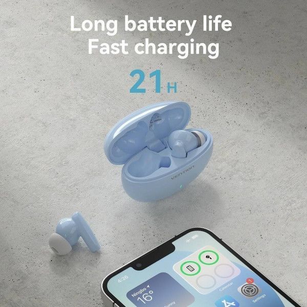 Наушники гарнитура вакуумные Bluetooth 5.3 TWS Vention Elf Earbuds E01 NBFS0 фото