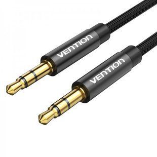 Кабель Audio Aux 3.5мм-3.5мм Vention F/F Fabric Braided gold-plated BAGBI фото