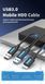 Кабель 2in1 USB-MicroUSB-B 3.0 Vention M/2xM PVC Round nickel-plated 3A 5Gbps, 1m