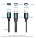 Кабель 2in1 USB-MicroUSB-B 3.0 Vention M/2xM PVC Round nickel-plated 3A 5Gbps, 1m