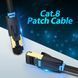 Патч-корд RJ45-RJ45 Vention LAN CAT8 SFTP 40Gbps 2000MHz Copper PVC Round, 3m