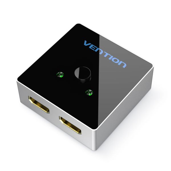 Спліттер Video 2 In 1 HDMI-HDMI v.2.0 Vention F/2xF 4k 60Hz gold-plated AFLI0 фото