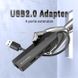 USB HUB Vention USB-MicroUSB-RJ45 3USB 2.0 Ethernet Adapter 100Mbps, 0.15m