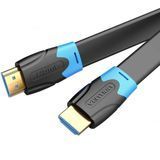 Кабель HDMI-HDMI v.2.0 Vention 4K 60Hz 18Gbps 30AWG PVC Flat Design AAKBG фото