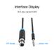 Кабель Audio 6.35мм-XLR Vention TRS PVC M/F nickel-plated, 1m