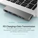 USB HUB 7 в 1 Vention Aluminum Type-C-HDMI 2USB 3.1 Card Reader