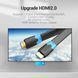 Кабель HDMI-HDMI v.2.0 Vention 4K 60Hz 18Gbps 30AWG PVC Flat Design, 1.5m