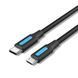 Кабель Type-C-MicroUSB Vention TPE Round 2A 480Mbps, 2m