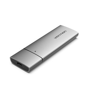 Внешний карман Vention для M.2 NGFF SSD USB 3.1 Gen 1-C Silver (KPEH0) KPEH0 фото