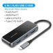 USB HUB Vention 6 в 1 Type-C-HDMI-RJ45-USB-PD 3USB 3.0 87W 4K 30Hz, 0.15m