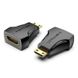 Адаптер HDMI-miniHDMI Vention 4K 30Hz 3D Visual Effects Upgraded gold-plated Black (AISBO), Черный