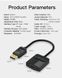 Адаптер Vention DisplayPort-HDMI 4K 30Hz Black, 0.2m