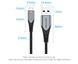 Кабель USB-MicroUSB Reversible Vention TPE Nylon 3A 480Mbps nickel-plated, 0.25m