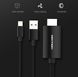 Адаптер HDMI-USB-Lightning MHL Vention v.1.4 Apple 3m Black (CEJBI), 3m, Чорний