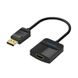 Адаптер Vention DisplayPort-HDMI 4K 30Hz Black, 0.2m