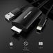 Адаптер HDMI-USB-Lightning MHL Vention v.1.4 Apple 3m Black (CEJBI), 3m, Чорний