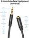 Подовжувач Audio Aux 3.5мм-3.5мм Vention mic Cotton F/M gold-plated, 2m