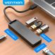 USB HUB Vention 4 в 1 Type-C-USB-MicroUSB 4USB 3.0 5Gbps, 0.15m